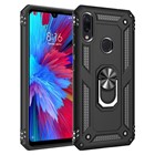 Microsonic Xiaomi Redmi Note 7 Kılıf Military Ring Holder Siyah