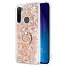 Microsonic Xiaomi Redmi Note 8 Kılıf Glitter Liquid Holder Gold