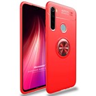 Microsonic Xiaomi Redmi Note 8 Kılıf Kickstand Ring Holder Kırmızı