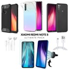 Microsonic Xiaomi Redmi Note 8 Kılıf Aksesuar Seti