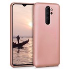 Microsonic Matte Silicone Xiaomi Redmi Note 8 Pro Kılıf Rose Gold