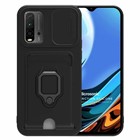 Microsonic Xiaomi Redmi Note 9 4G Kılıf Multifunction Silicone Siyah