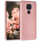 Microsonic Matte Silicone Xiaomi Redmi Note 9 Kılıf Rose Gold