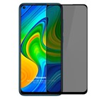 Microsonic Xiaomi Redmi Note 9 Privacy 5D Gizlilik Filtreli Cam Ekran Koruyucu Siyah