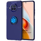 Microsonic Xiaomi Redmi Note 9 Pro 5G Kılıf Kickstand Ring Holder Lacivert