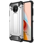 Microsonic Xiaomi Redmi Note 9 Pro 5G Kılıf Rugged Armor Gümüş