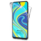 Microsonic Xiaomi Redmi Note 9 Pro Kılıf 6 tarafı tam full koruma 360 Clear Soft Şeffaf