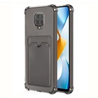 Microsonic Xiaomi Redmi Note 9S Card Slot Shock Kılıf Füme