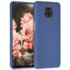 Microsonic Matte Silicone Xiaomi Redmi Note 9 Pro Kılıf Lacivert