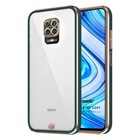 Microsonic Xiaomi Redmi Note 9S Kılıf Laser Plated Soft Koyu Yeşil