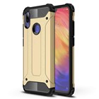 Microsonic Xiaomi Redmi Note 7 Pro Kılıf Rugged Armor Gold