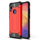 Microsonic Xiaomi Redmi Note 7 Pro Kılıf Rugged Armor Kırmızı