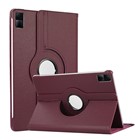 Microsonic Xiaomi Redmi Pad SE Kılıf 360 Dönerli Stand Deri Mor