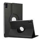 Microsonic Xiaomi Redmi Pad SE Kılıf 360 Dönerli Stand Deri Siyah