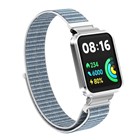 Microsonic Xiaomi Poco Watch Hasırlı Kordon Woven Sport Loop Beyaz