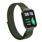 Microsonic Xiaomi Poco Watch Hasırlı Kordon Woven Sport Loop Koyu Yeşil