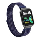 Microsonic Xiaomi Redmi Watch 2 Lite Hasırlı Kordon Woven Sport Loop Lacivert