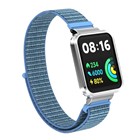 Microsonic Xiaomi Redmi Watch 2 Lite Hasırlı Kordon Woven Sport Loop Mavi