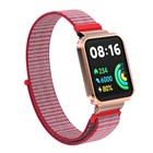 Microsonic Xiaomi Poco Watch Hasırlı Kordon Woven Sport Loop Pembe