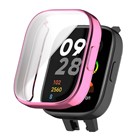 Microsonic Xiaomi Redmi Watch 3 Kılıf 360 Full Round Soft Silicone Pembe