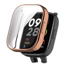 Microsonic Xiaomi Redmi Watch 3 Lite Kılıf 360 Full Round Soft Silicone Rose Gold