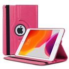 Microsonic Apple iPad 10 2 7 Nesil A2197-A2200-A2198 Kılıf 360 Rotating Stand Deri Pembe