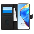 Microsonic Xiaomi Mi 10T Kılıf Fabric Book Wallet Siyah