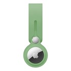 Microsonic Apple AirTag Kılıf Silicon Loop Key Ring Açık Yeşil
