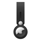 Microsonic Apple AirTag Kılıf Silicon Loop Key Ring Siyah