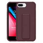 Microsonic Apple iPhone 8 Plus Kılıf Hand Strap Mor