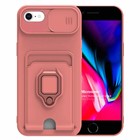 Microsonic Apple iPhone 8 Kılıf Multifunction Silicone Pembe