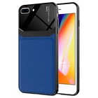 Microsonic Apple iPhone 8 Plus Kılıf Uniq Leather Lacivert