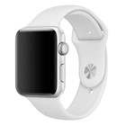 Microsonic Apple Watch 38mm Kordon ActiveFlex Wristband Beyaz