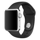 Microsonic Apple Watch 38mm Kordon ActiveFlex Wristband Siyah