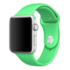 Microsonic Apple Watch Series 2 42mm Kordon ActiveFlex Wristband Yeşil