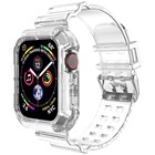 Microsonic Apple Watch Series 7 45mm Kordon Transparent Clear Band Şeffaf