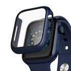 Microsonic Apple Watch Series 8 45mm Kılıf Matte Premium Slim WatchBand Lacivert