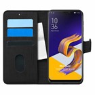 Microsonic Asus Zenfone 5 Kılıf ZE620KL Fabric Book Wallet Siyah