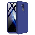 Microsonic Huawei Mate 20 Lite Kılıf Double Dip 360 Protective Lacivert