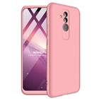 Microsonic Huawei Mate 20 Lite Kılıf Double Dip 360 Protective Rose Gold