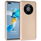 Microsonic Matte Silicone Huawei Mate 40 Pro Kılıf Gold