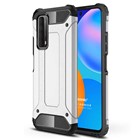 Microsonic Huawei P Smart 2021 Kılıf Rugged Armor Gümüş