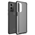 Microsonic OnePlus 9 Kılıf Frosted Frame Siyah