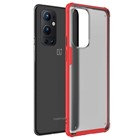 Microsonic OnePlus 9 Pro Kılıf Frosted Frame Kırmızı