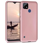 Microsonic Matte Silicone Realme C21 Kılıf Rose Gold