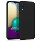 Microsonic Matte Silicone Samsung Galaxy A02 Kılıf Siyah