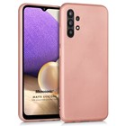 Microsonic Matte Silicone Samsung Galaxy A32 5G Kılıf Rose Gold