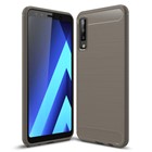 Microsonic Samsung Galaxy A7 2018 Kılıf Room Silikon Gri