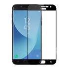 Microsonic Samsung Galaxy J3 Pro Tam Kaplayan Temperli Cam Ekran koruyucu Kırılmaz Film Siyah