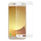 Microsonic Samsung Galaxy J5 Pro Tam Kaplayan Temperli Cam Ekran koruyucu Kırılmaz Film Beyaz